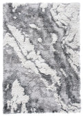 SAFAVIEH Horizon Shag Collection Accent Rug - 2 x 3, Grey & Ivory, Non-Shedding & Easy Care, 2-inch Thick Ideal for High Traff