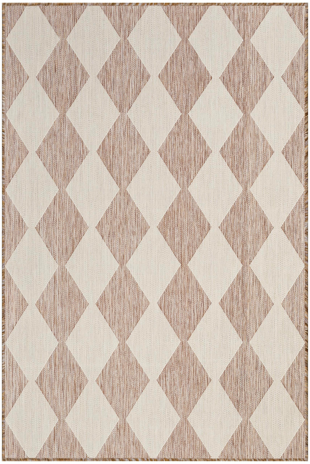 Nourison Positano Indoor/Outdoor Beige 4' X 6' Area Rug, Easy Cleaning, Non Shedding, Bed Room, Living Room, Dining Room, Backyard, Deck, Patio (4X6)