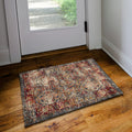 Dalyn Rugs Jericho Jc3 Charcoal 2' X 3' Rectangle Soft Area Rug, Easy Clean, Non Shedding, Bedroom, Entry, Living Room, Dining Room, Kitchen Rug