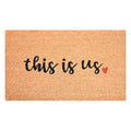 Calloway Mills Az105891729 This Is Us Doormat, 17' X 29', Natural/Black
