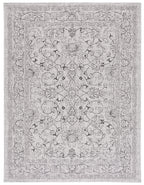 Safavieh Courtyard Collection 8' X 10' Grey/Black Cy8680 Indoor/ Outside Waterproof Easy Cleansingpatio Backyard Mudroom Area Mat