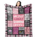 Mcurore Great Grandma Gifts Blanket 60'X50', Christmas/Birthday Gifts For Great Grandma, Great Grandmother Gifts, Gifts For Gr