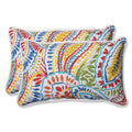 Pillow Perfect Paisley Indoor/Outdoor Accent Throw Pillow, Plush Fill, Weather, And Fade Resistant, Lumbar - 11.5' X 18.5' , B