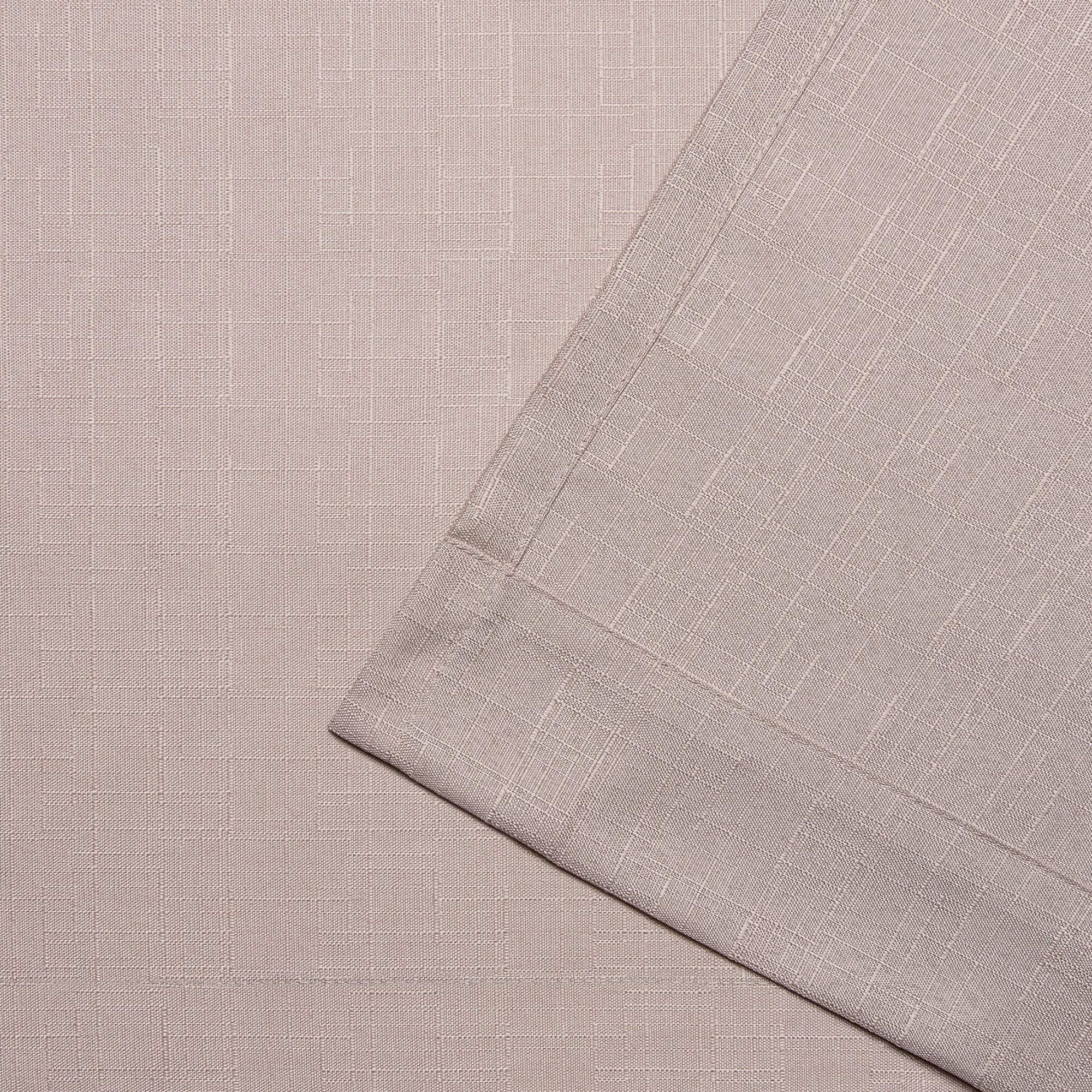Exclusive Home Loha Linen Grommet Top Curtain Panel Pair, 54''X63'', Blush