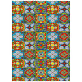 Dalyn Rugs Kendall KE20 Multi 3 x 5 Indoor Outdoor Area Rug, Easy Clean, Machine Washable, Non Shedding, Bedroom, Living Room,