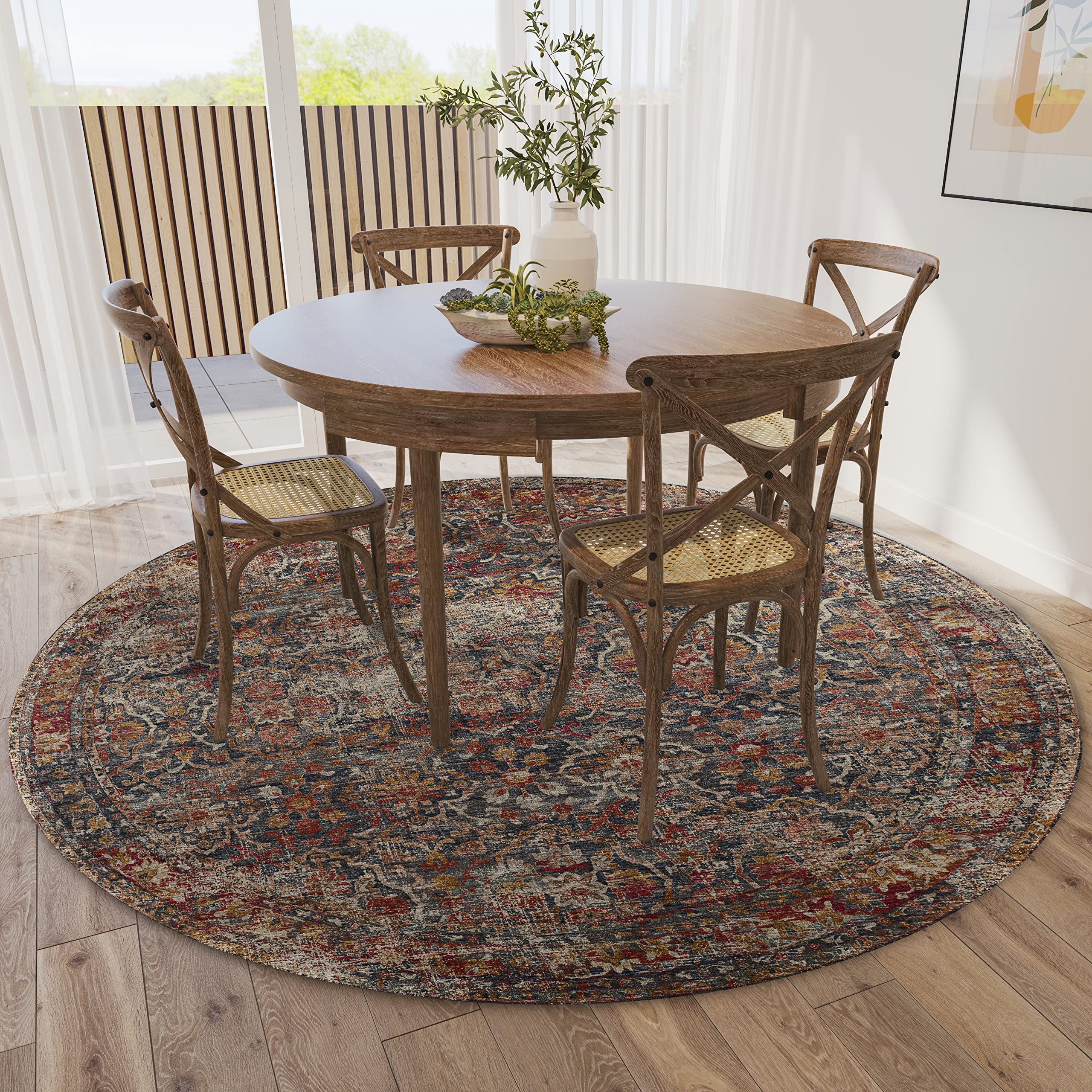 Dalyn Rugs Jericho Jc3 Charcoal 10' X 10' Rectangle Soft Round Rug, Easy Clean, Non Shedding, Bedroom, Entry, Living Room, Dining Room, Kitchen Rug