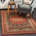 SAFAVIEH Mahal Collection Accent Rug - 3 x 5, Red & Red, Traditional Oriental Design, Non-Shedding & Easy Care, Ideal for High