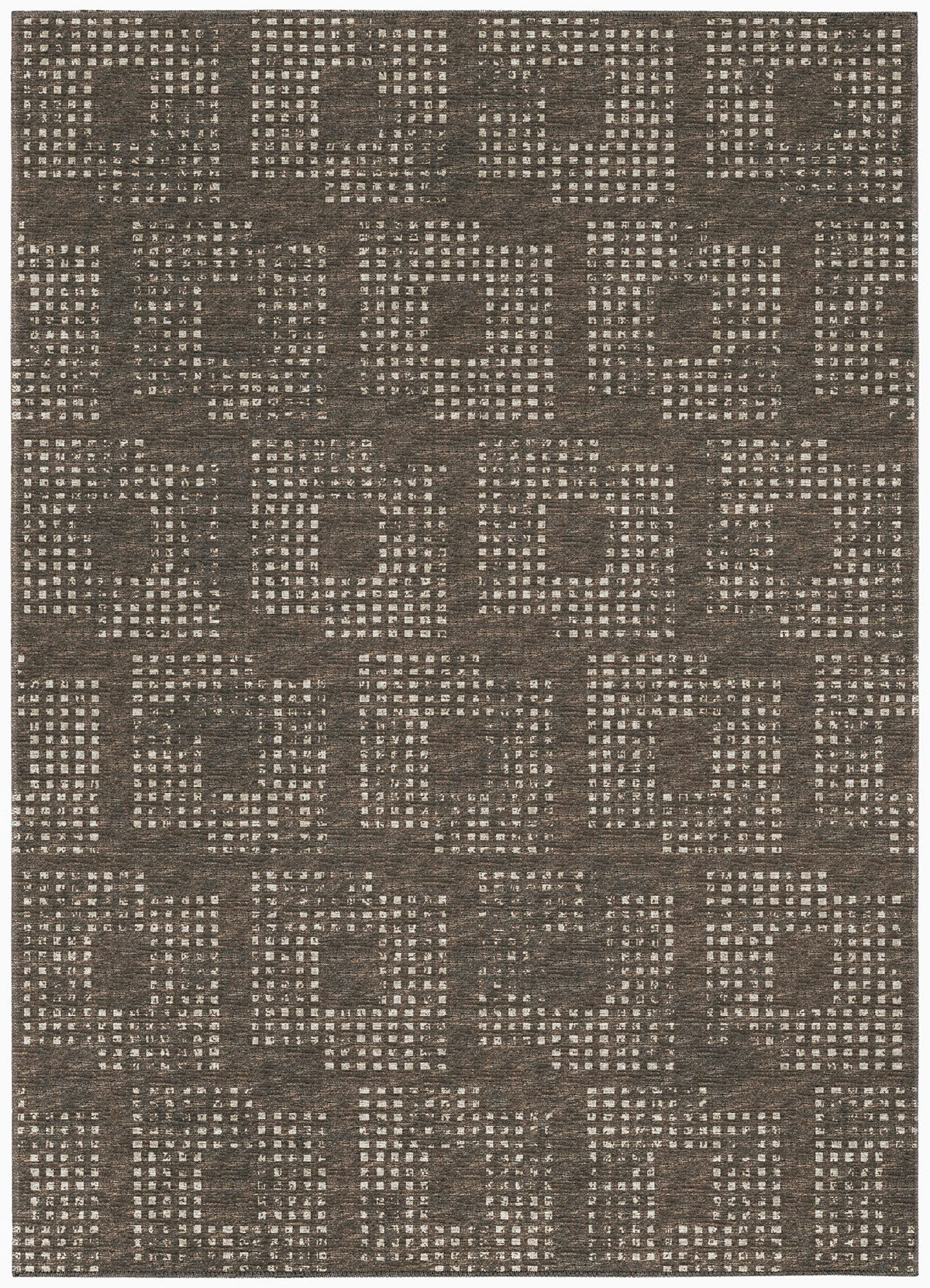 Addison Rugs Eleanor Aer31 Brown 10' X 14' Indoor Outdoor Area Rug, Easy Clean, Machine Washable, Non Shedding, Bedroom, Living Room, Dining Room, Kitchen, Patio Rug