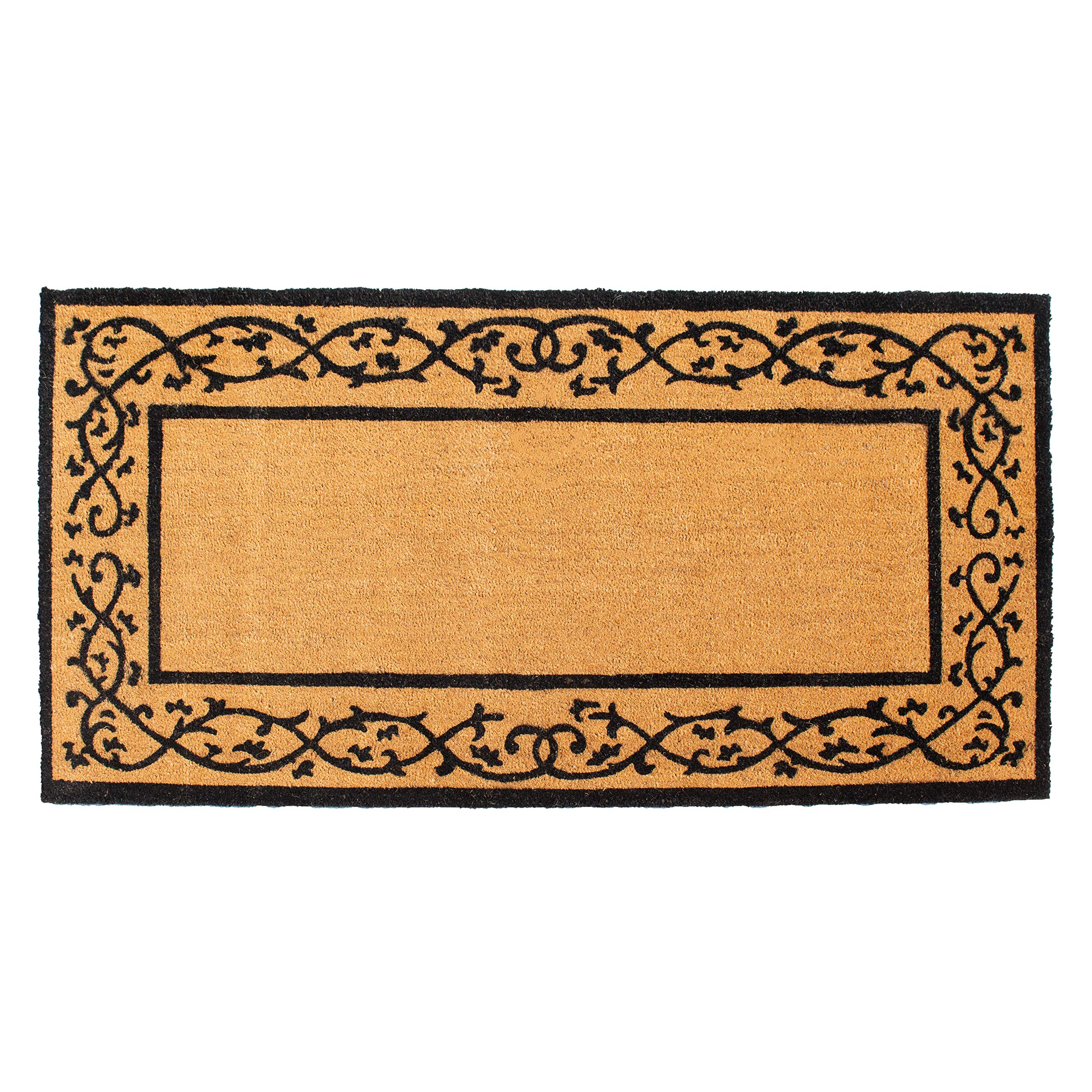 Calloway Mills Az120072448Np Carrollton Doormat, 24' X 48', Natural/Black