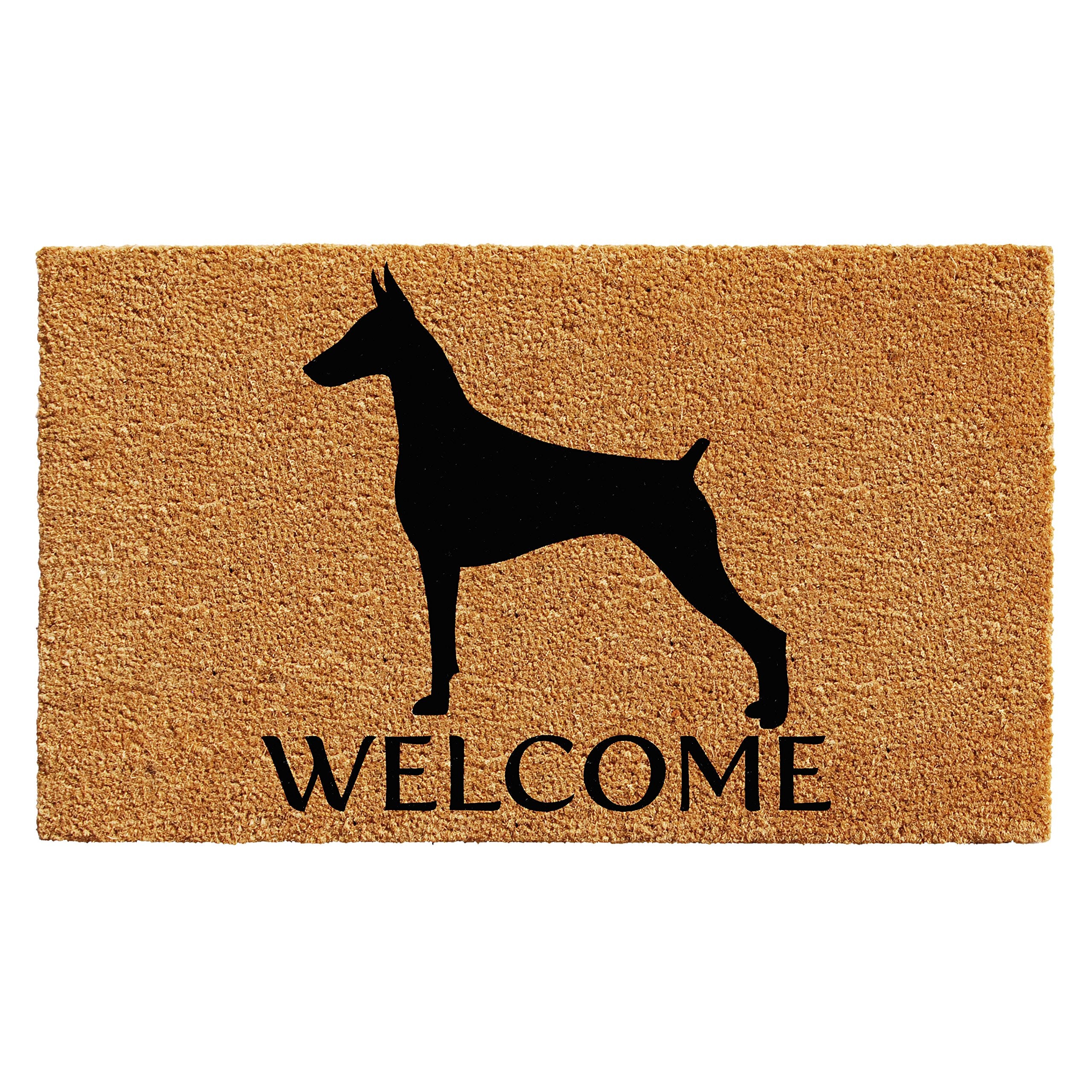 Calloway Mills 102971729 Doberman Doormat, 17' X 29', Natural/Black