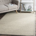 SAFAVIEH Natural Fiber Collection Area Rug - 6 x 9, Marble & Khaki, Border Sisal Design, Easy Care, Ideal for High Traffic Are