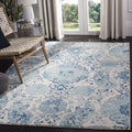 SAFAVIEH Madison Collection Accent Rug - 4 x 6, Cream & Turquoise, Boho Chic Glam Paisley Design, Non-Shedding & Easy Care, Id