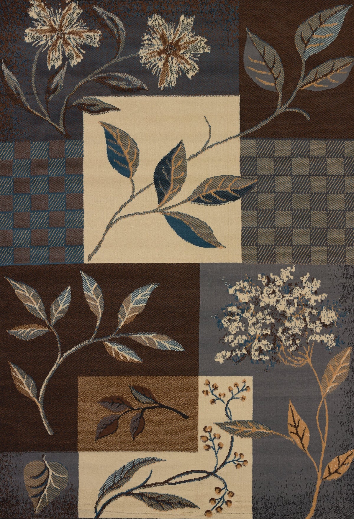United Weavers Of America Jasmine Manhattan Rug Collection, 1 10 Inch  By 3, Light Blue