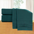 Elegant Comfort Luxury 4-Piece Bed Sheet Set - Luxury Bedding 1500 Thread Count Egyptian Quality Microfiber, Wrinkle Resistant C