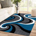 0327 Turquoise 40x53 Area Rug Carpet Large New
