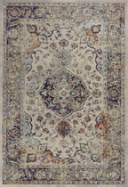 HomeRoots Decor 5'3'X 7'7' Polypropelene Ivory Area Rug