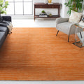 SAFAVIEH Vision Collection Area Rug - 10 x 14, Orange, Modern Ombre Tonal Chic Design, Non-Shedding & Easy Care, Ideal for Hig