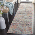 SAFAVIEH Madison Collection Runner Rug - 22 x 8, Black & Gold, Modern Abstract Design, Non-Shedding & Easy Care, Ideal for Hig
