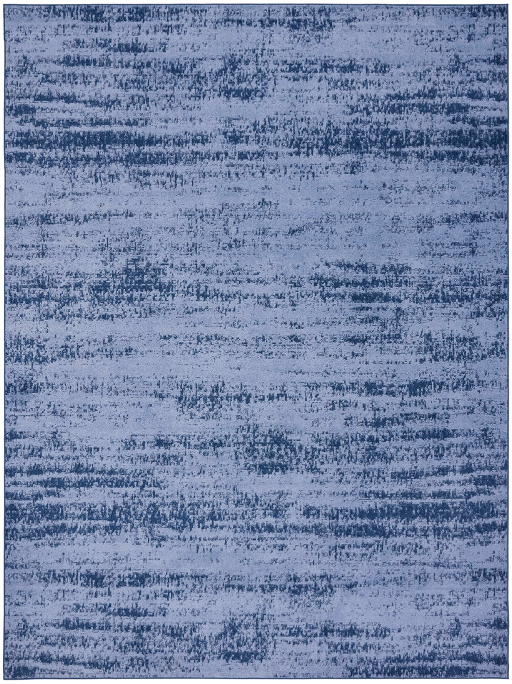 Nourison Essentials Indoor/Outdoor Solid Abstract Denim 9' X 12' Area Rug, Easy Cleaning, Non Shedding, Bed Room, Living Room, Dining Room, Backyard, Deck, Patio (9X12)