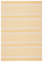 SAFAVIEH Courtyard Collection 2' x 3'7'' Gold/Beige CY6062 Nautical Coastal Stripe Indoor/-Outdoor Waterproof Easy-Cleaning Pati