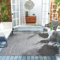 SAFAVIEH Courtyard Collection 71 Square Black/Beige CY8521 Indoor/ Outside Waterproof Easy cleansingPatio Backyard Mudroom Area