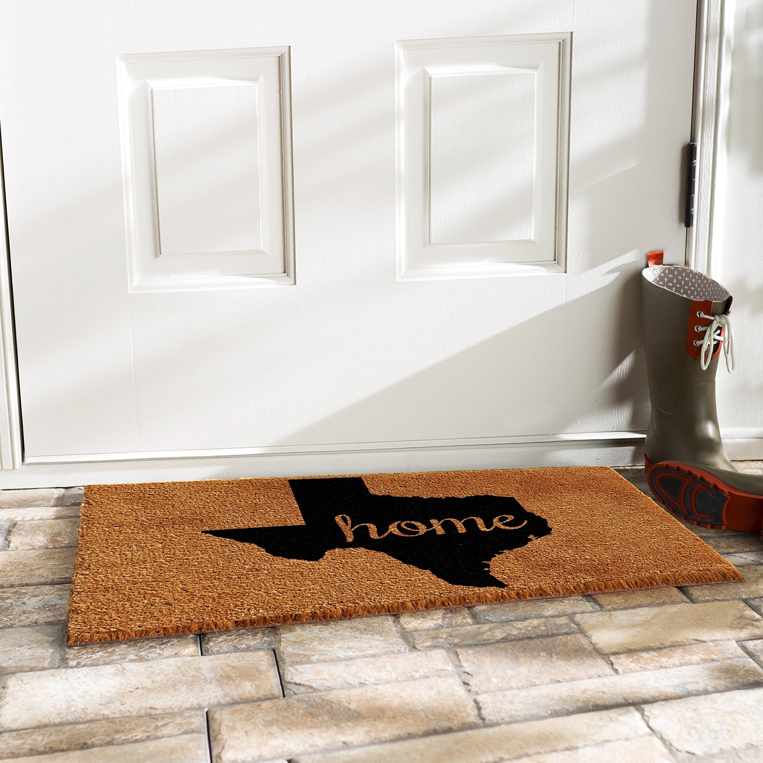 Calloway Mills 102442436 Texas Doormat, 24' X 36', Natural/Black