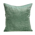 Parkland Collection Charlotte Green Solid 20 x 20 Throw Pillow