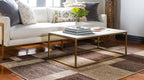 Unique Loom Autumn Collection Area Rug - Providence (9' X 12' 2'' Rectangle, Light Brown/ Beige)