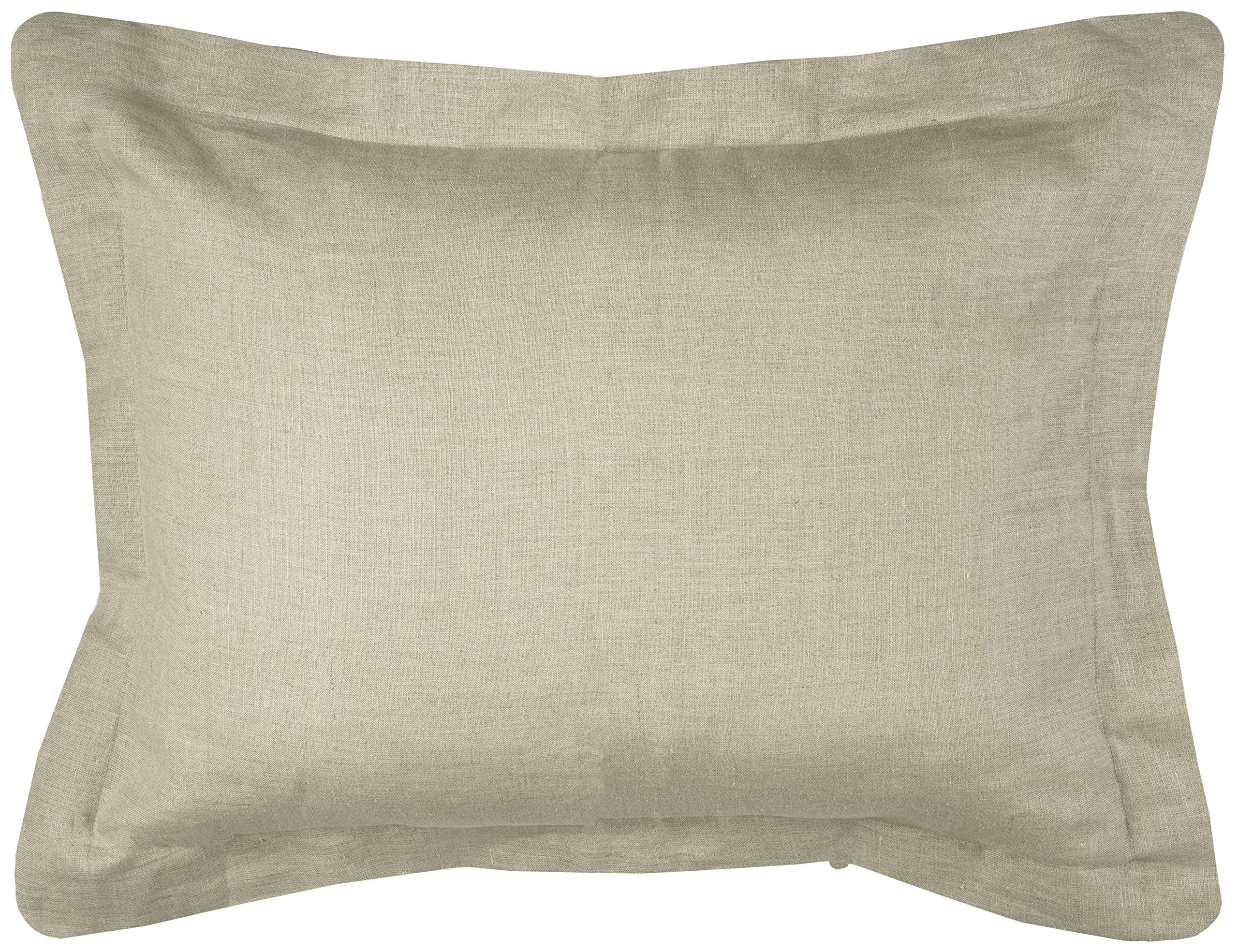 Rizzy Home | BT1759 | King Sham | 20&quot;x36&quot; Brown/Neutral/ Solid