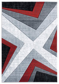 United Weavers Of America Bristol Zine Red Mat Rug, 27 Inch  X 42 Inch