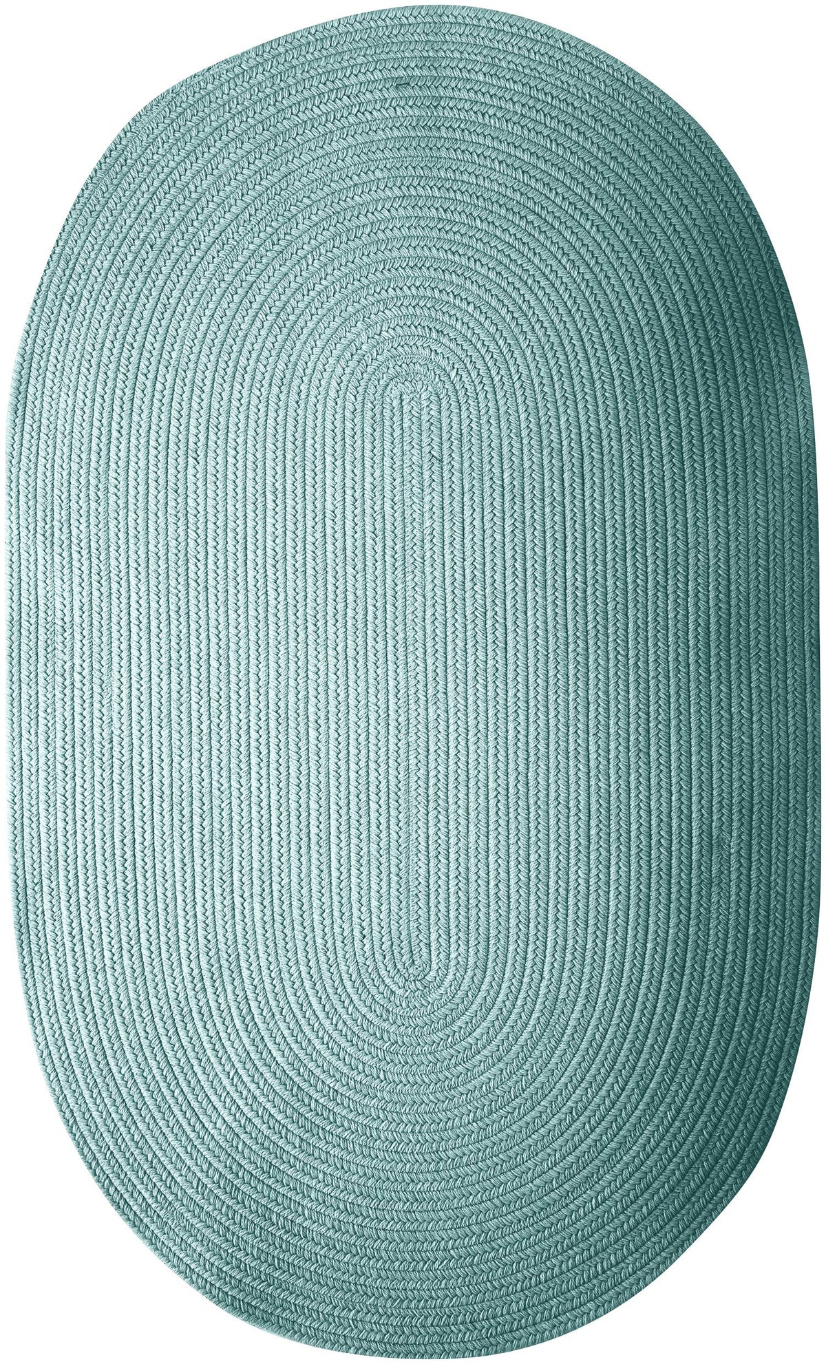 Colonial Mills Bristol Polypropylene Braided Rug, 5-Feet By 8-Feet, Teal