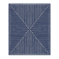 RUGGABLE x Jonathan Adler - Inkdrop Lapis Blue - Machine Washable Area Rug - Pet & Child Friendly - Stain & Water Resistant - No