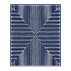 RUGGABLE x Jonathan Adler - Inkdrop Lapis Blue - Machine Washable Area Rug - Pet & Child Friendly - Stain & Water Resistant - No