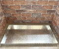 Hi Flame Fireplace Tray Expandable/Adjustable Ash Pan with Handles for Up to 30in Fire Place Grate-Nuts and Bolts Included Slive