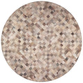 Addison Rugs Laredo Alr32 Gray Washable 8' X 8' Indoor Outdoor Round Rug, Easy Clean, Machine Washable, Non Shedding, Bedroom, Entry, Living Room, Dining Room, Kitchen, Patio Rug