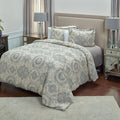 Rizzy Home | BT4194 | Duvet | 70"x86" Brown/Neutral/Gray Medallion