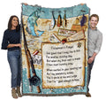 Pure Country Weavers Fishermans Prayer Blanket - Religious Lake Lodge Cabin Gift Tapestry Throw Woven from Cotton - Made in The
