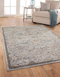 Abacasa Sonoma Saffron Beige, Blue, And Brown Area Rug