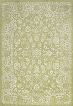 Jonathan Y Smb100D-9 Tela Bohemian Textured Weave Floral Indoor Outdoor -Area Rug, Coastal Traditional Transitional Easy-Cleaning,Bedroom,Kitchen,Backyard,Patio,Non Shedding 9 X 12, Green/Cream