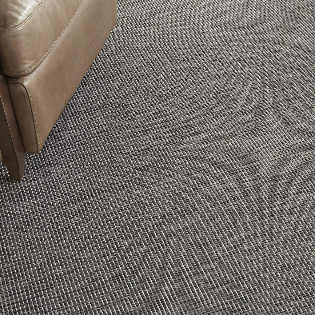 Nourison Positano Indoor-Outdoor Charcoal 7' X 10' Area Rug, Easy Cleaning, Non Shedding, Bed Room, Living Room, Dining Room, Ba