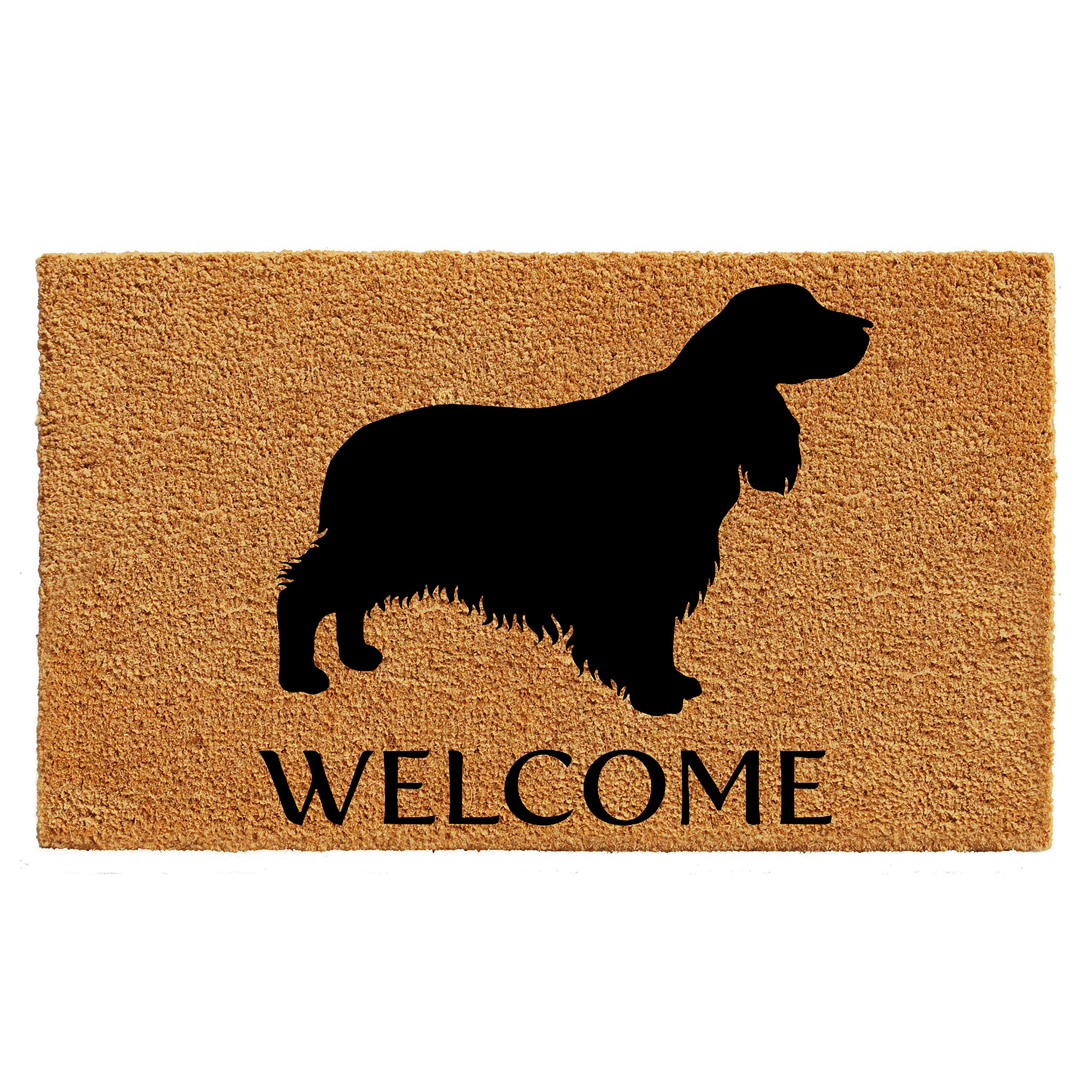 Calloway Mills Az105721729 English Springer Spaniel Doormat, 17' X 29', Natural/Black