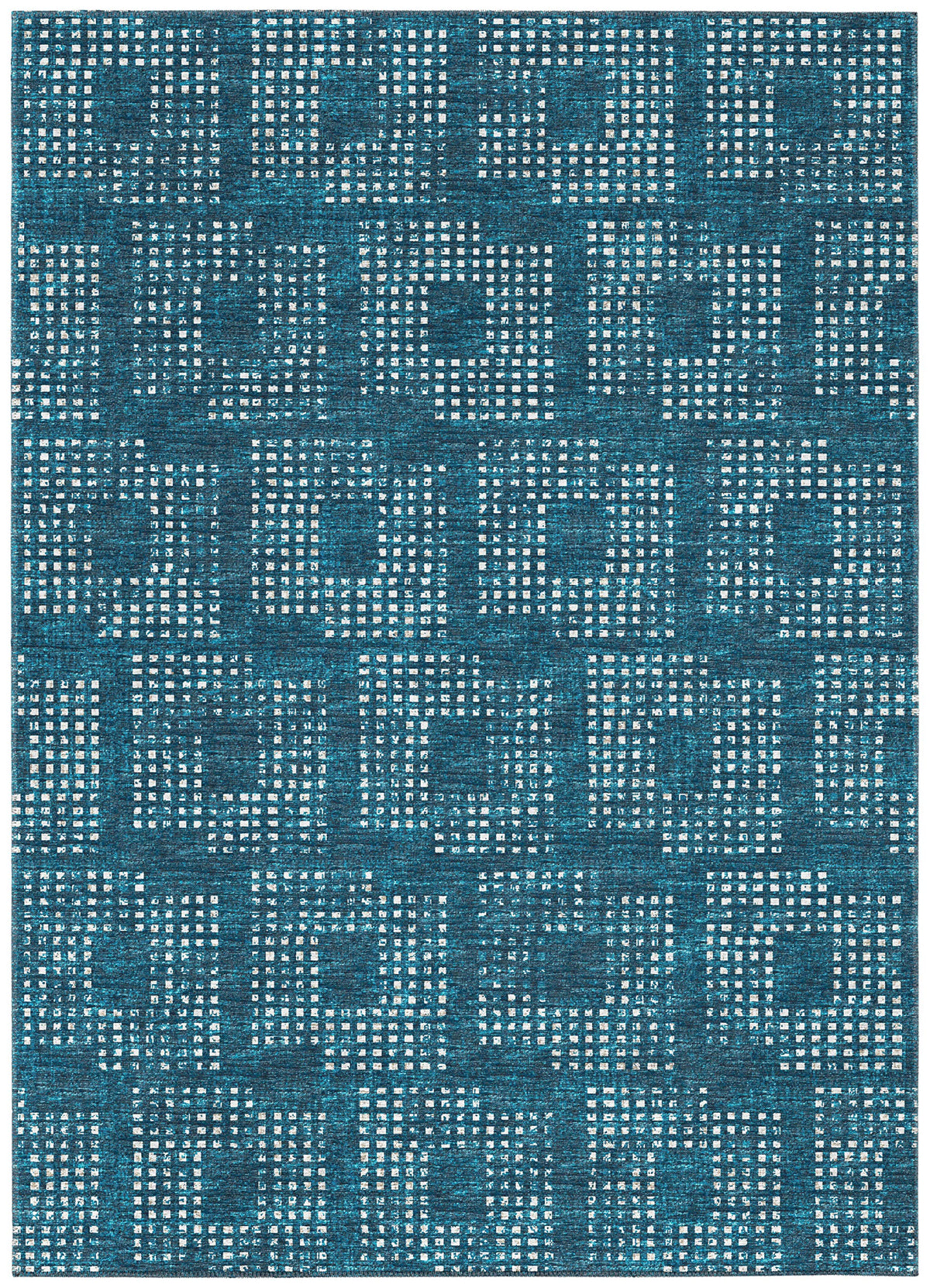 Addison Rugs Eleanor Aer31 Blue 3' X 5' Indoor Outdoor Area Rug, Easy Clean, Machine Washable, Non Shedding, Bedroom, Living Room, Dining Room, Kitchen, Patio Rug