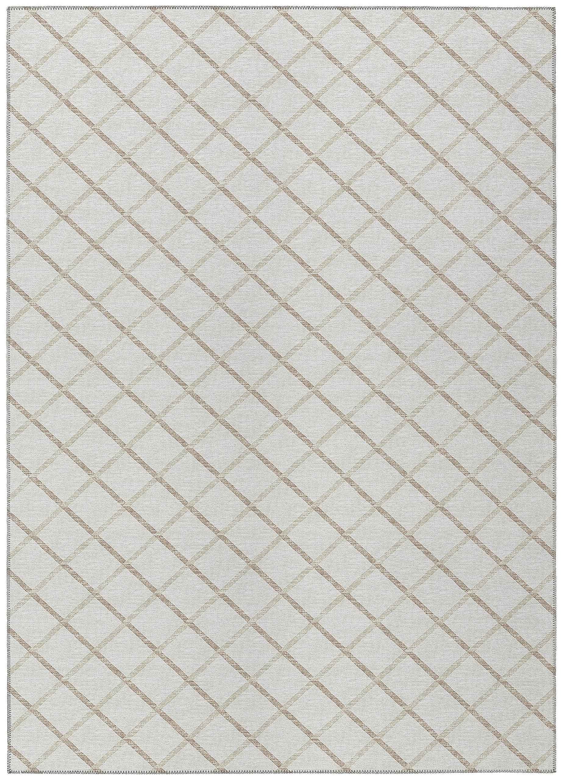 Dalyn Rugs York Yo1 Ivory 8' X 10' Indoor Outdoor Area Rug, Easy Clean, Machine Washable, Non Shedding, Bedroom, Living Room, Dining Room, Kitchen, Patio Rug