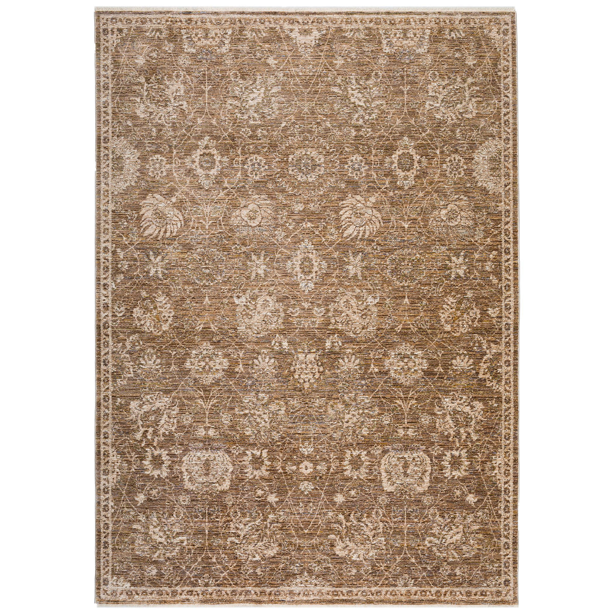 Dalyn Rugs Yarra Ya7 Brown 9' X 13'2&quot; Rectangle Soft Area Rug, Easy Clean, Non Shedding, Bedroom, Entry, Living Room, Dining Room, Kitchen Rug
