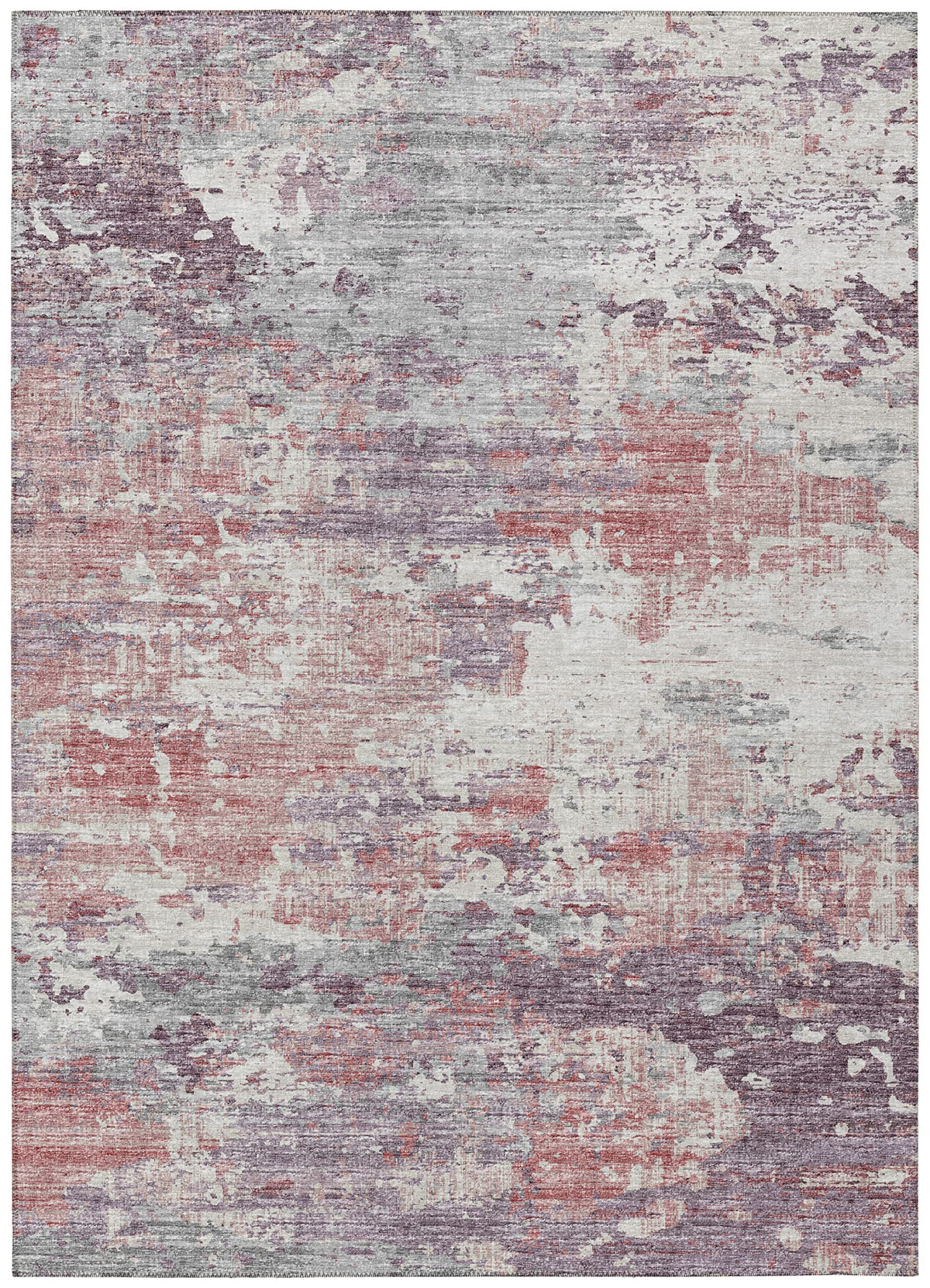 Addison Rugs Indoor/Outdoor Accord Aac34 Pink Washable 8' X 10' Indoor Outdoor Area Rug, Easy Clean, Machine Washable, Non Shedding, Bedroom, Living Room, Dining Room, Kitchen, Patio Rug