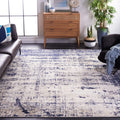 SAFAVIEH Adirondack Collection Area Rug - 8 x 10, Gold & Navy, Modern Abstract Design, Non-Shedding & Easy Care, Ideal for Hig