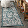 Jonathan Y Smb101C-210 Sinjuri Medallion Textured Weave Indoor Outdoor Area-Rug Coastal Bohemian Rustic Glam Easy-Cleaning Bedro