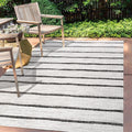 Jonathan Y Smb125D-4 Colonia Berber Stripe Indoor/Outdoor 4 Ft. X 6 Ft. Area Rug, Contemporary, Bohemian, Minimalistic, Rustic,