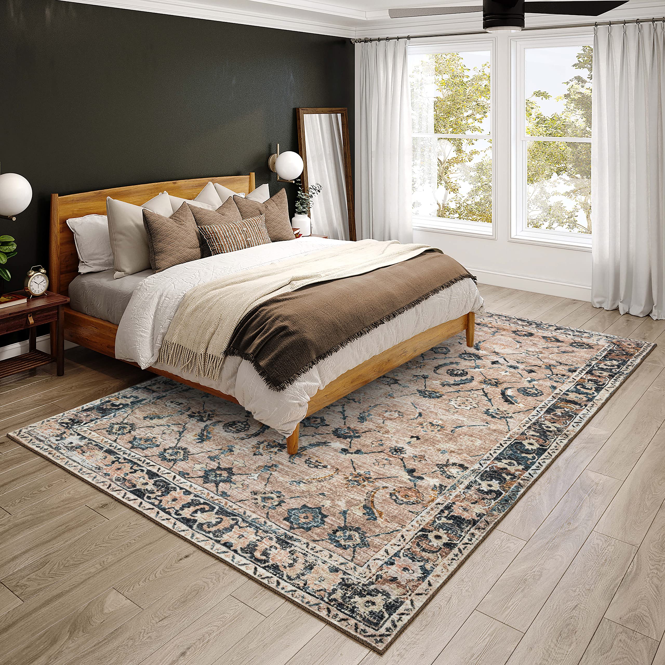 Dalyn Rugs Jericho Jc4 Taupe 5' X 7'6" Rectangle Soft Area Rug, Easy Clean, Non Shedding, Bedroom, Entry, Living Room, Dining Room, Kitchen Rug