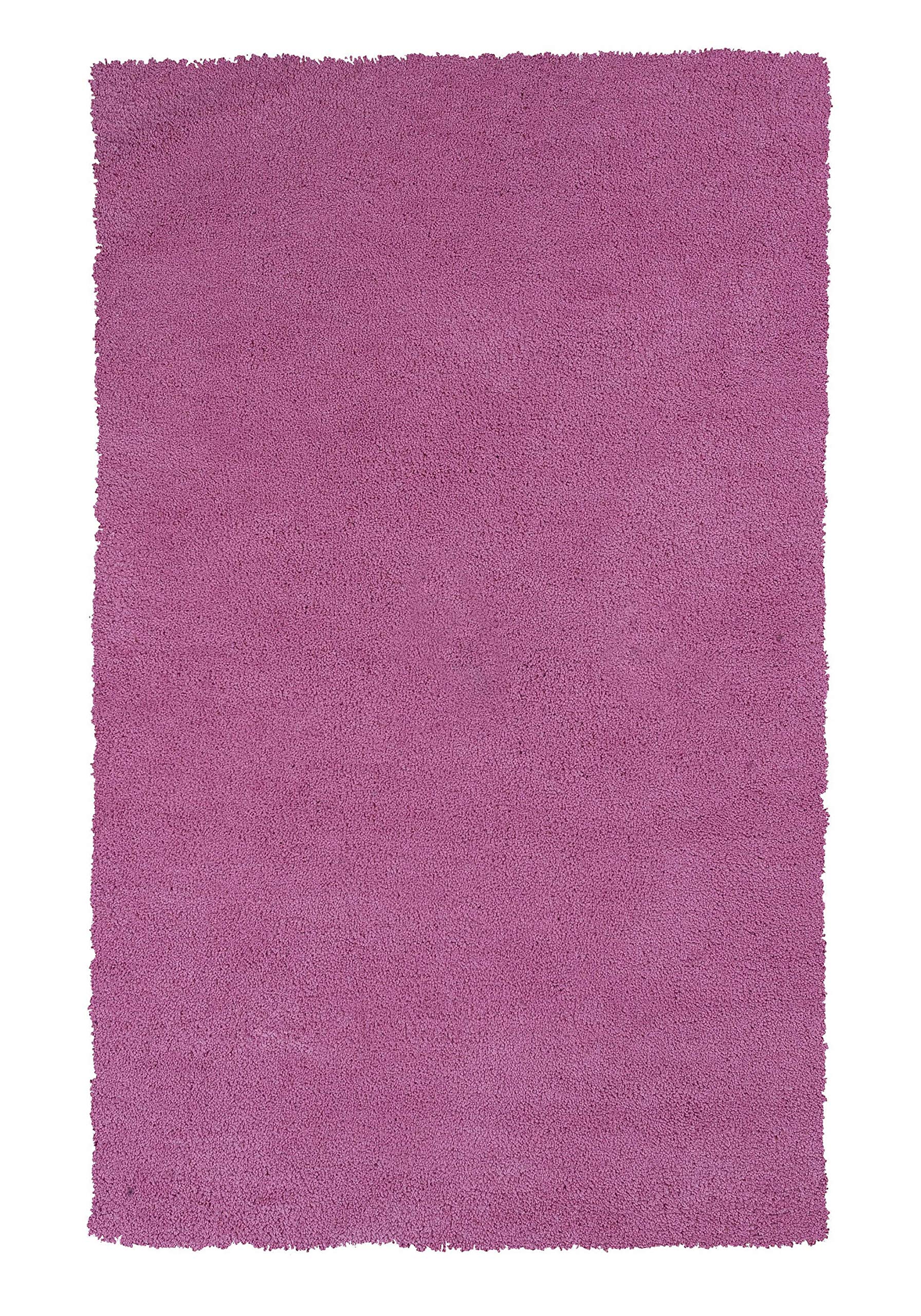 HomeRoots Decor 33 x 53 Polyester Hot Pink Area Rug